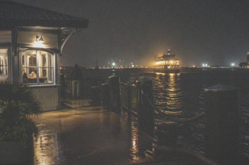 Nighttime Harbor Boat Ride